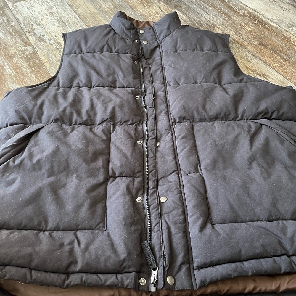 Men's Black Vest-NEW 3XLT